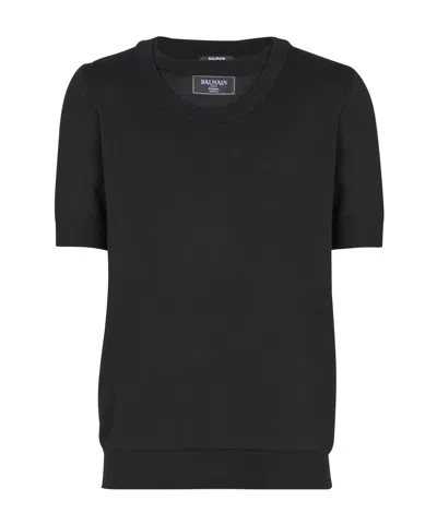 BALMAIN BALMAIN KNIT SHORT-SLEEVE T-SHIRT