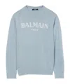 Balmain Knitted Top In Gray