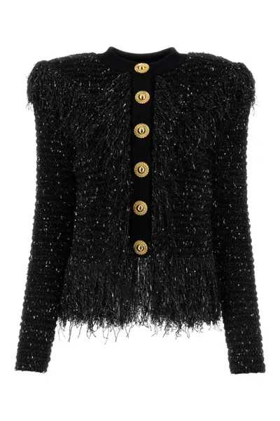 Balmain Knitwear In Black