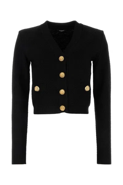 Balmain Knitwear In Black