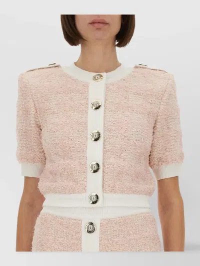 BALMAIN KNITWEAR CARDIGAN BUTTON DETAILING