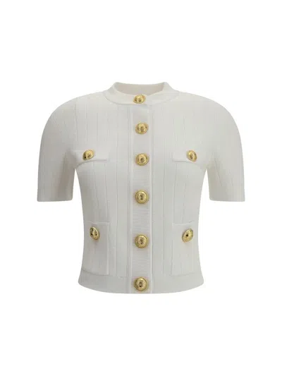 Balmain Knitwear In White