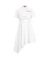 Balmain Knot-detail Dress In White