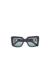 Balmain La Royale Square-frame Sunglasses In Black