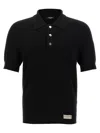 Balmain Short-sleeve Merino Polo Shirt