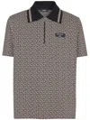 Balmain Labyrinth Polo Shirt With Jacquard Effect