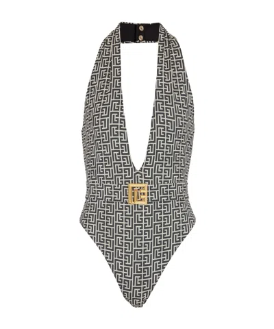 BALMAIN PB LABYRINTH SWIMSUIT