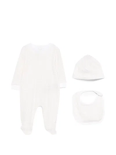 Balmain Labyrinth-pattern Pajama Set In White