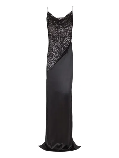 Balmain Kleid Mit Spitzenverzierung