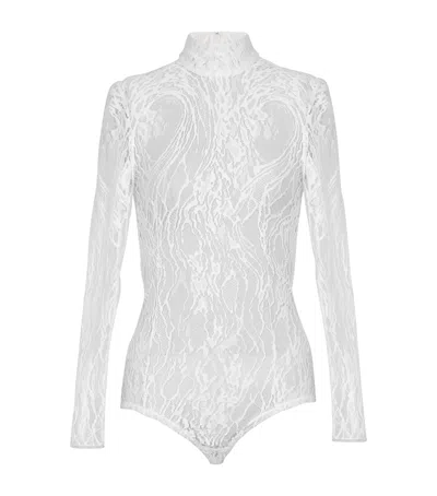 BALMAIN LACE LONG-SLEEVE TOP
