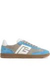 Balmain Lace-up Low-cut Casual Shoes In Multicolor
