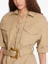 Balmain Lace-up Mini Dress