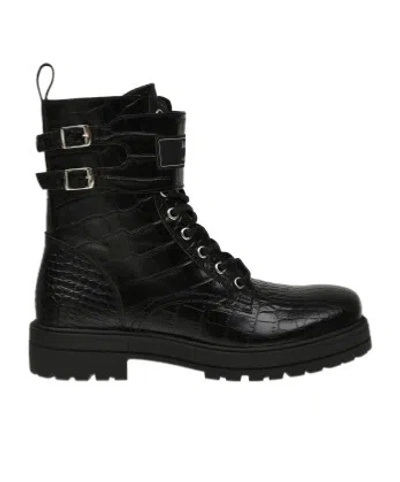 Balmain Laced Boots In Black