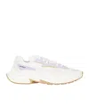 Balmain B-dr4g0n Panelled Lace-up Sneakers In Beige