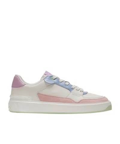 Balmain B-court Flip Sneakers In Multicolorpastel