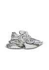 Balmain Unicorn Wave Sneakers In White