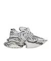Balmain Unicorn Wave Sneakers In White