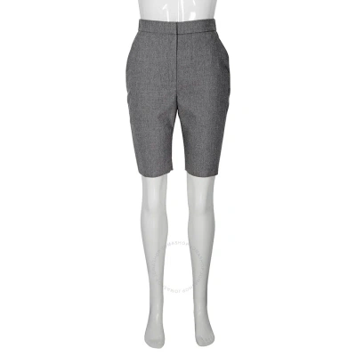 Balmain Ladies High-rise Tailored Cycling Shorts In Grey