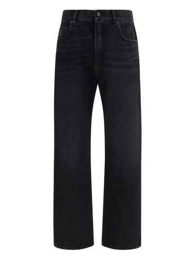 Balmain Large Jeans Clothing In Black