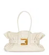 Balmain Large Anthem Leather Shoulder Bag In Metallic