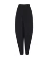 Balmain Large Tapered Trousers In Black