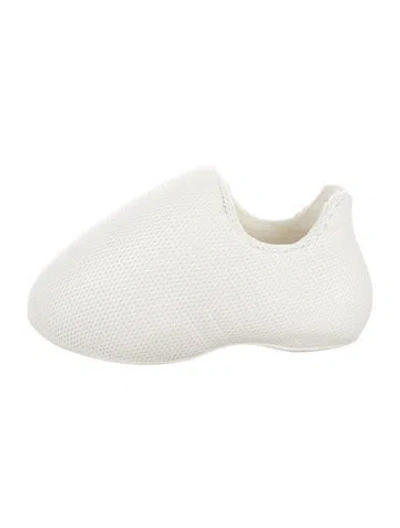 Pre-owned Balmain Lasercut Accents Sock Sneakers In White