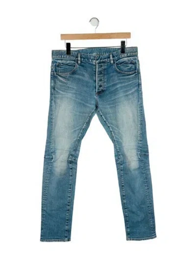Pre-owned Balmain Late 2000's - Early 2010's Skinny Jeans In Blue
