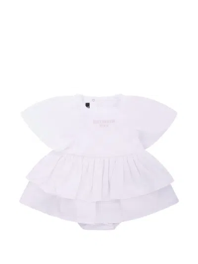 Balmain Babies' Layered Dress In White