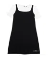 Balmain Layered-effect Dress In Black