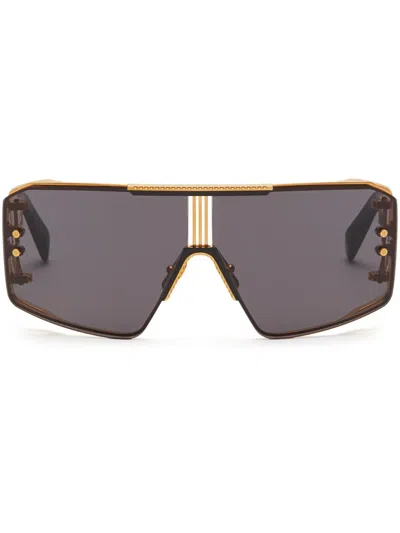Balmain Le Masque Tinted Sunglasses In Black