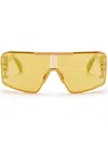 Balmain Le Masque Tinted Sunglasses In Yellow