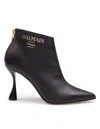 Balmain 95mm Eden Leather Ankle Boots In Black