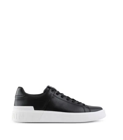 Balmain Sports Shoes With Logo In Black