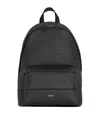 Balmain Leather Backpack In Black