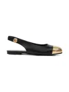 Balmain Round-headed Sandals In Black
