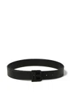 Balmain Leather Belt In Black