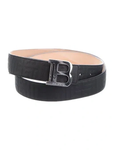 Pre-owned Balmain Leather Belt W/ Tags In Black