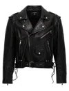 BALMAIN LEATHER BIKER JACKET