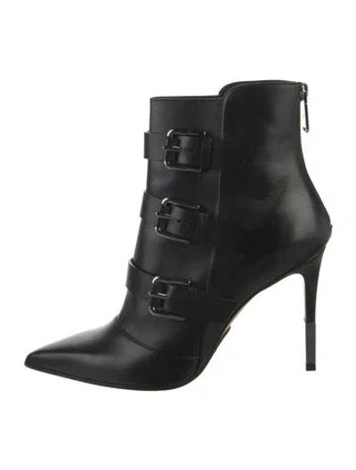 Pre-owned Balmain Leather Boots In Black
