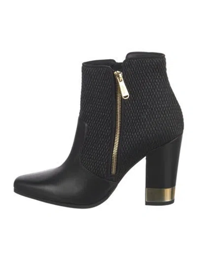 Pre-owned Balmain Leather Boots In Black