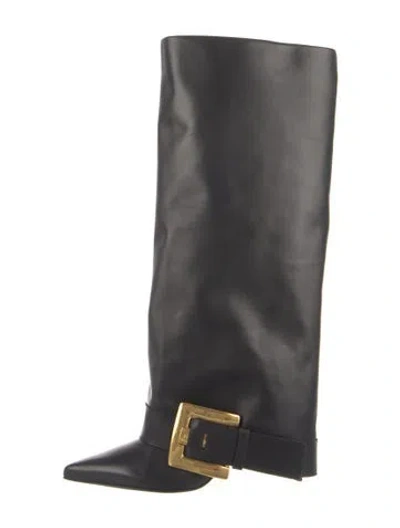 Pre-owned Balmain Leather Boots In Multi