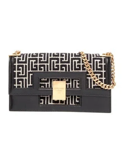 Pre-owned Balmain Leather Clutch In Black
