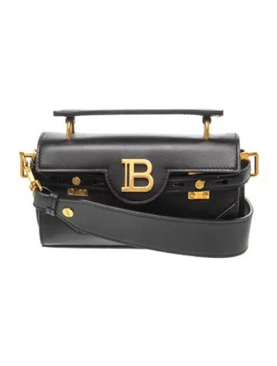 Pre-owned Balmain Leather Clutch In Black
