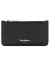 Balmain Monogram-embossed Leather Cardholder