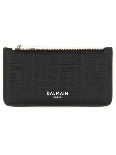 BALMAIN BALMAIN LEATHER COIN PURSE