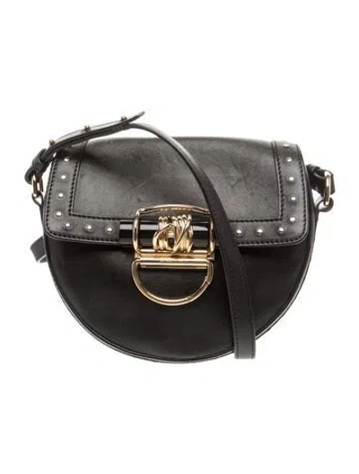 Pre-owned Balmain Leather Crossbody Bag In Black