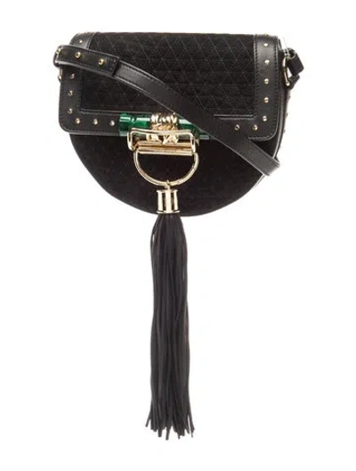 Pre-owned Balmain Leather Crossbody Bag In Black