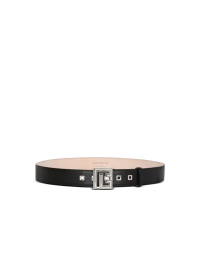 Balmain Leather P-belt