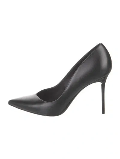 Pre-owned Balmain Leather Pumps In Black