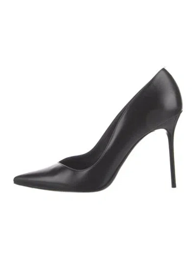 Pre-owned Balmain Leather Pumps In Black